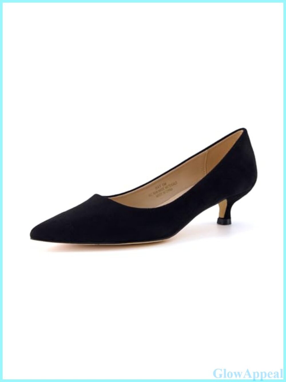 CUSHIONAIRE Women's Bay Kitten Heel Dress Shoe with Memory Foam, Wide Widths